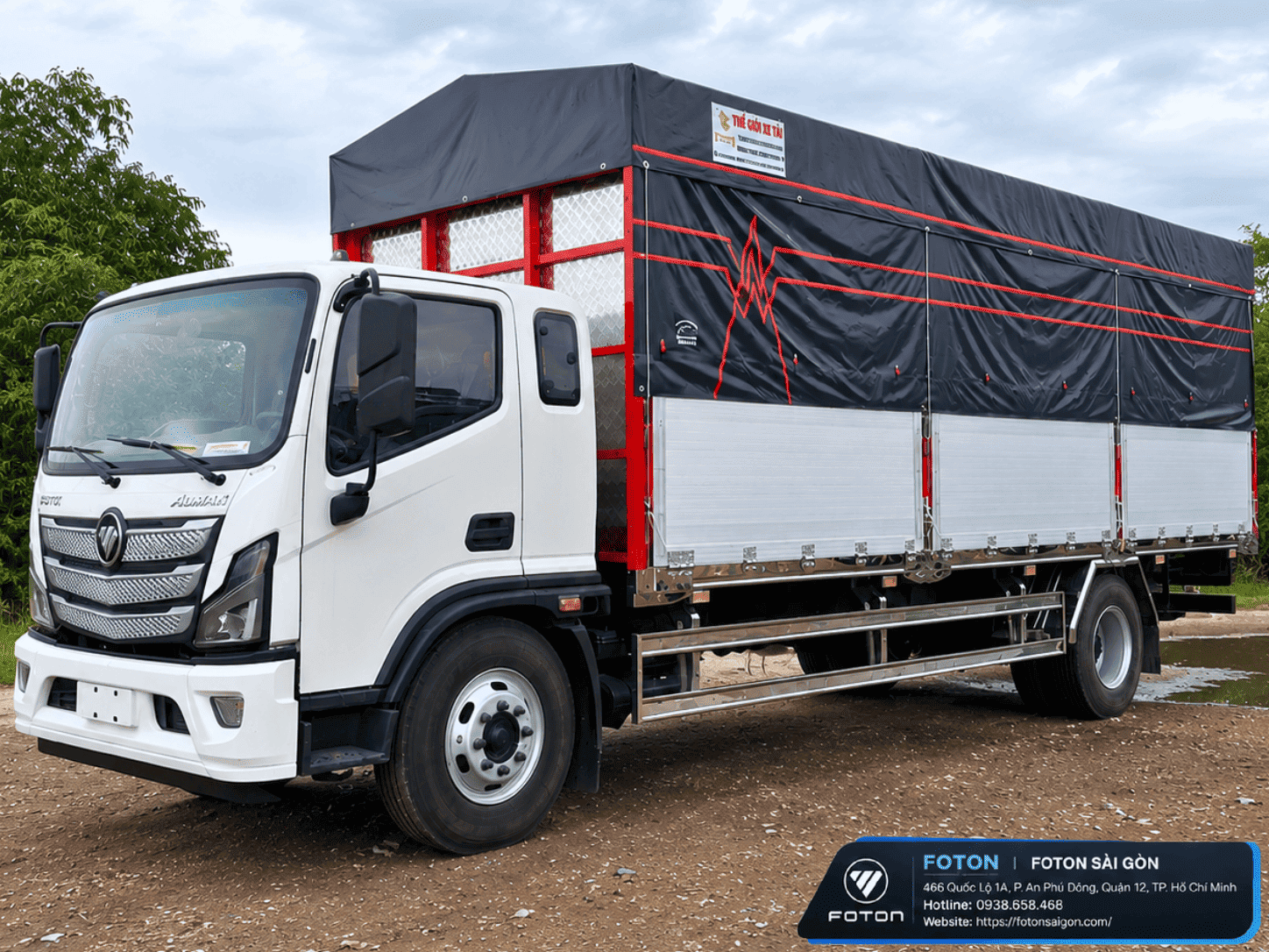 FOTON AUMARK S90 9.2 TẤN THÙNG MUI BẠT